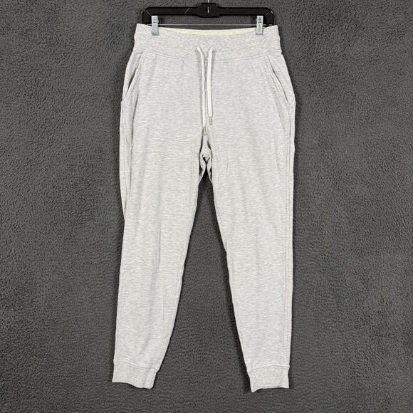 Lululemon Pants - Lululemon Pants Womens 10 Gray Warm Down Joggers Drawstring Stretch Casual